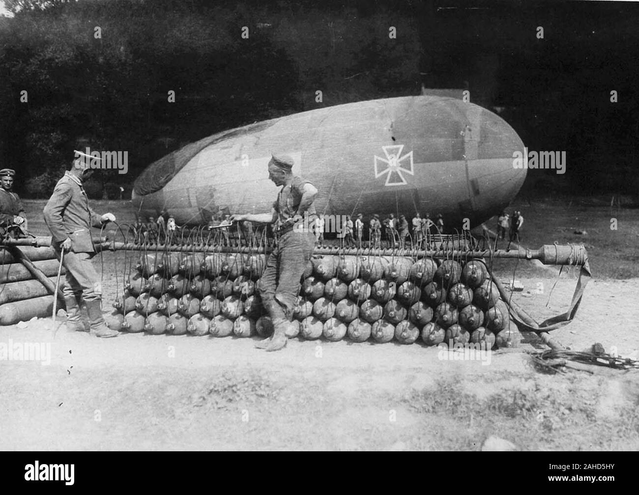 Luftkrieg des Ersten Weltkriegs, 1914-1918 Stockfoto
