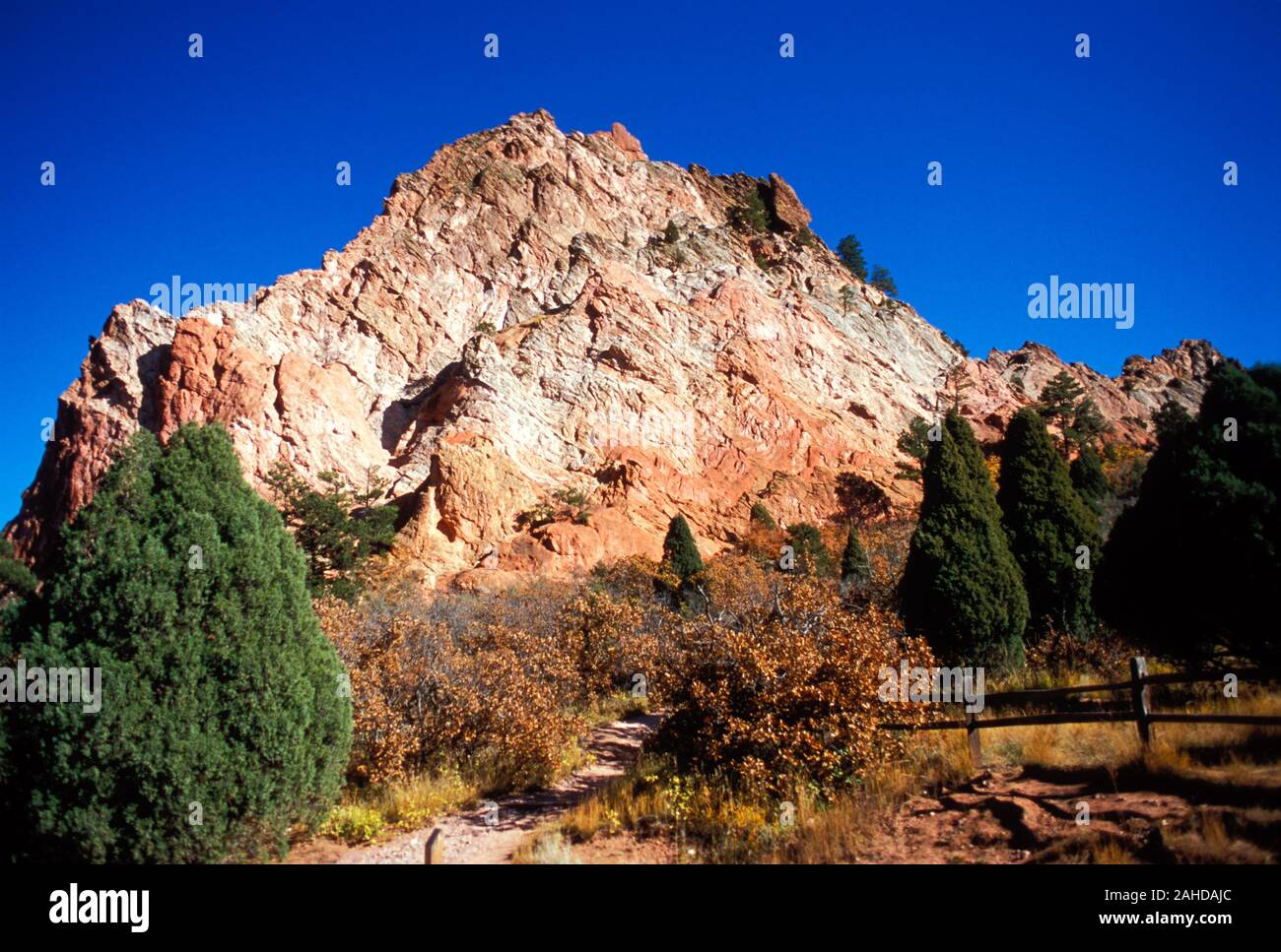 Die Türme des Doms, der Garten der Götter, Manitou Springs, Colorado Stockfoto