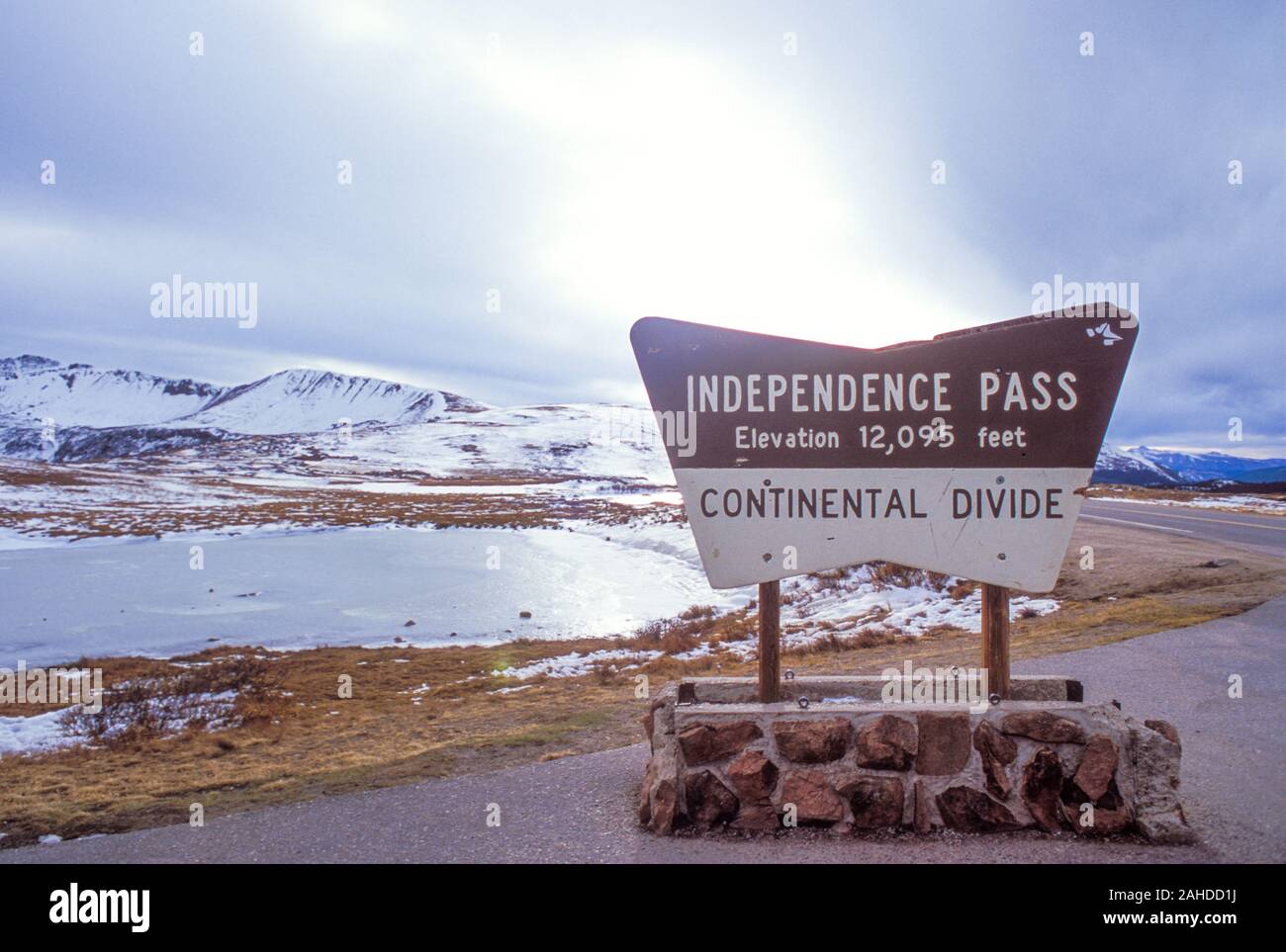 Independence Pass, Colorado Stockfoto