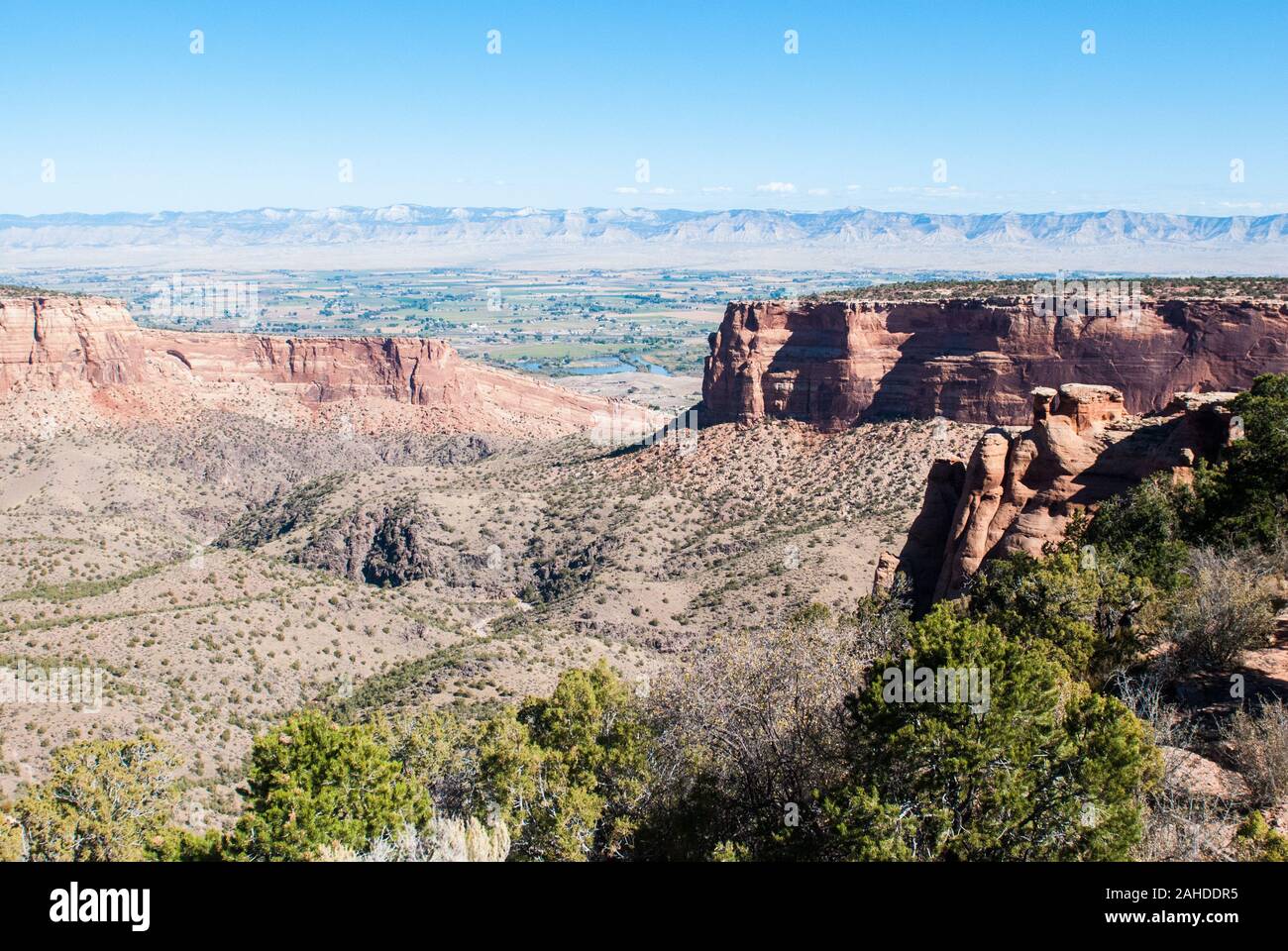 Grand View, Colorado National Monument Stockfoto