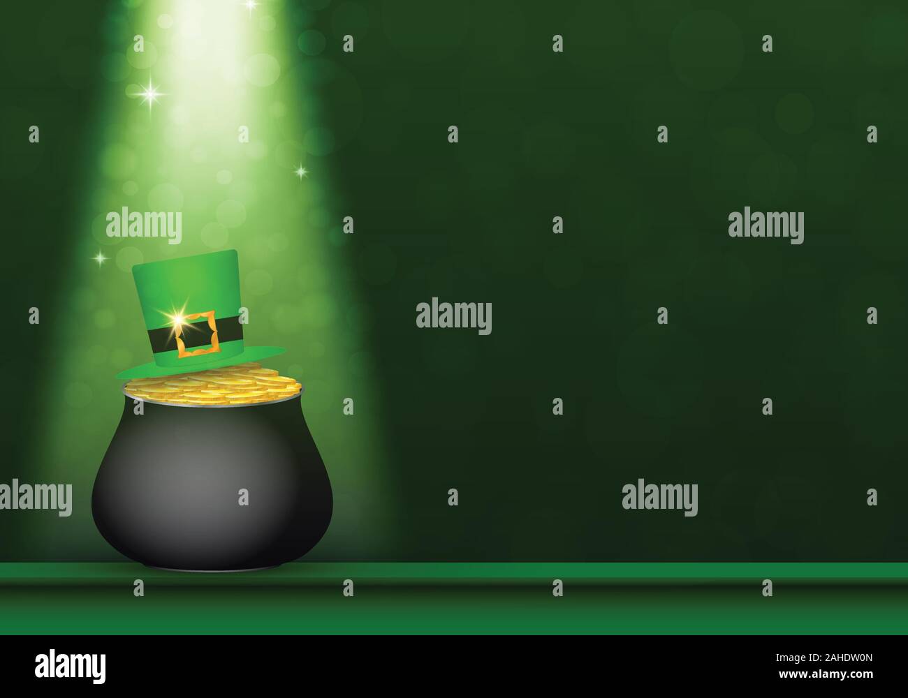 Saint Patricks Day Hintergrund. Stock Vektor