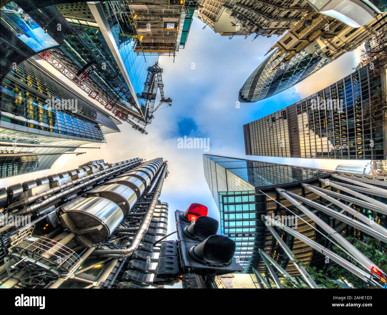 Stadt London Financial District, London, UK Stockfoto