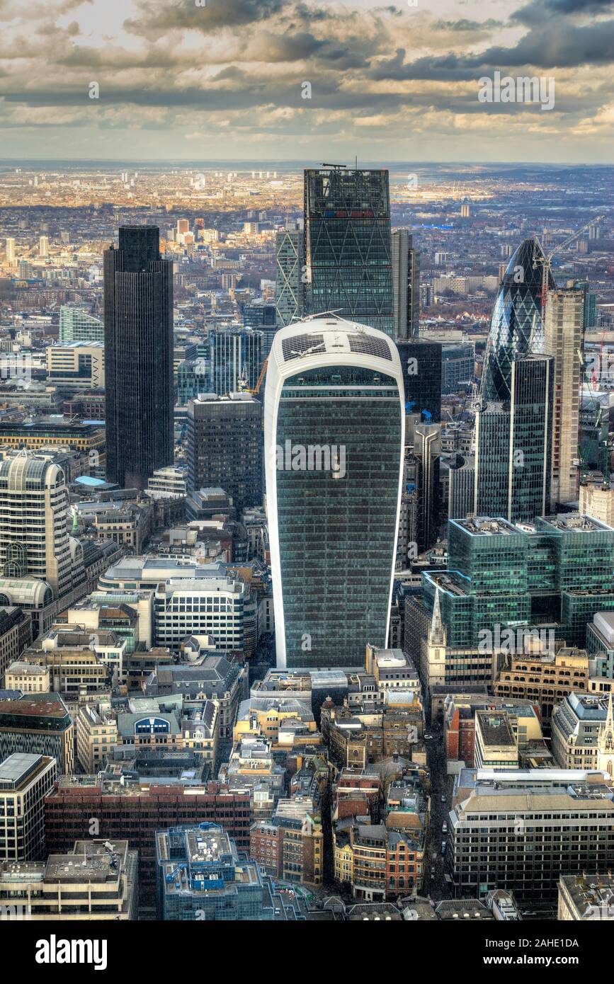 Stadt London Financial District, London, UK Stockfoto