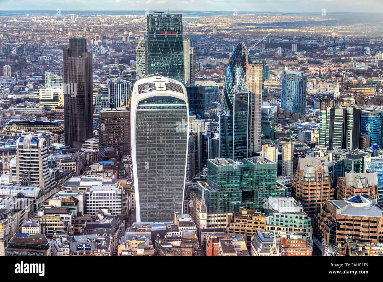 Stadt London Financial District, London, UK Stockfoto