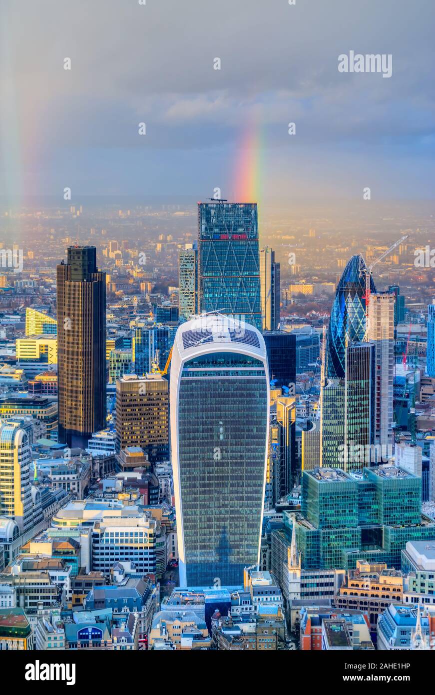Stadt London Financial District, London, UK Stockfoto