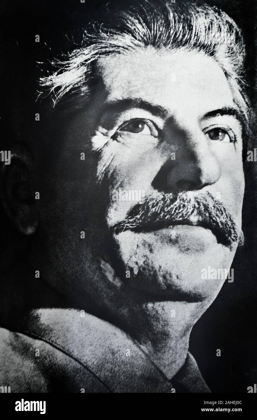 Sowjetische Staatschef Josef Stalin Stockfoto