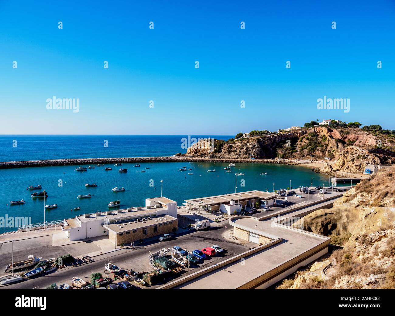Marina in Albufeira, Algarve, Portugal Stockfoto