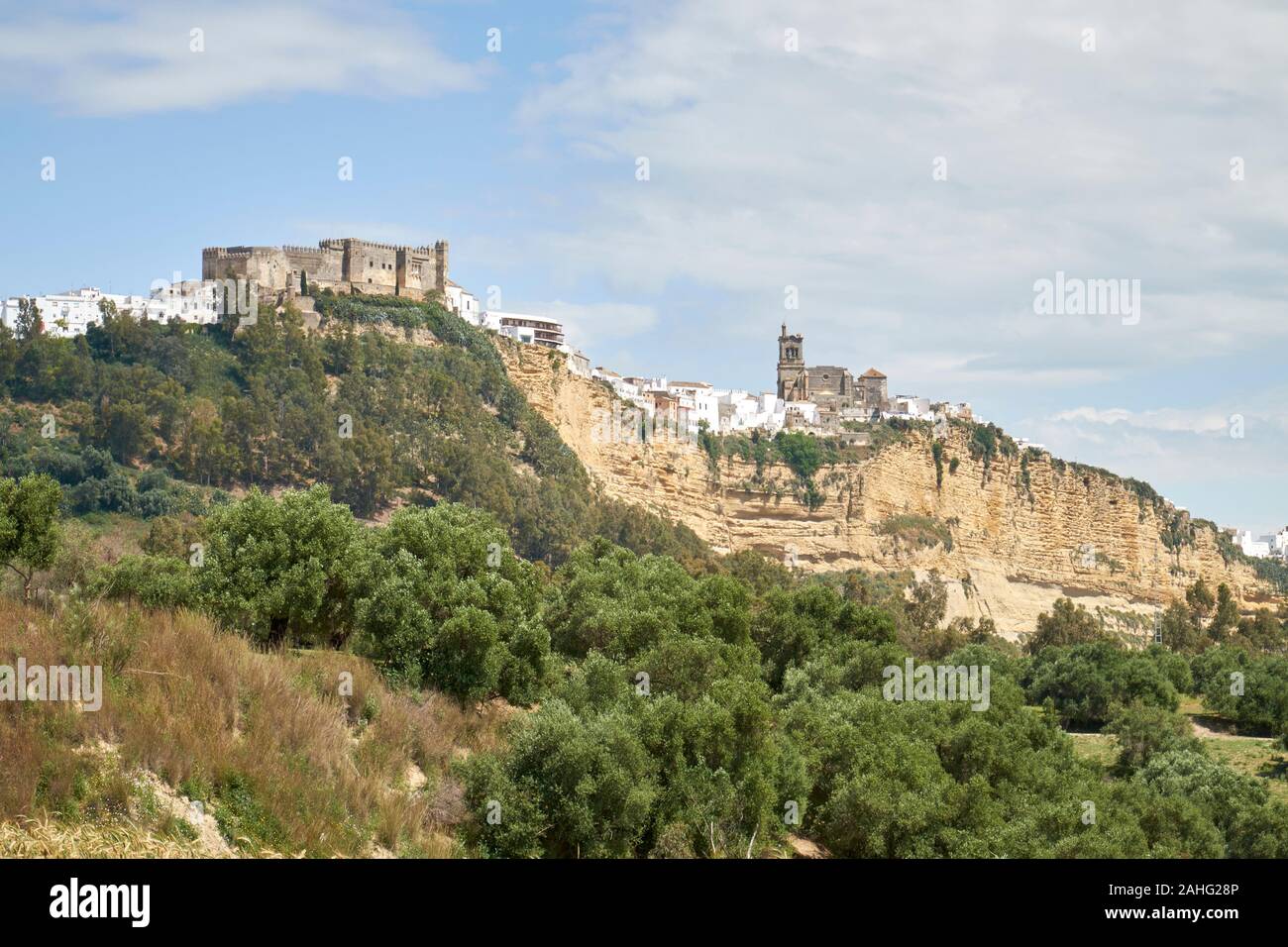 Arcos De La Frontera, Andalusien, Spanien Stockfoto