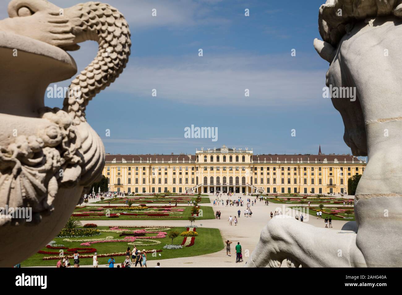 Schloss Schönbrunn, Wien, Österreich, Europa Stockfoto