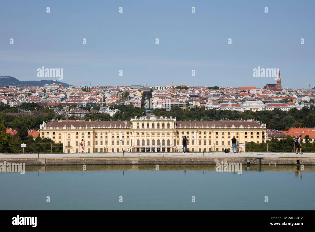 Schloss Schönbrunn, Wien, Österreich, Europa Stockfoto