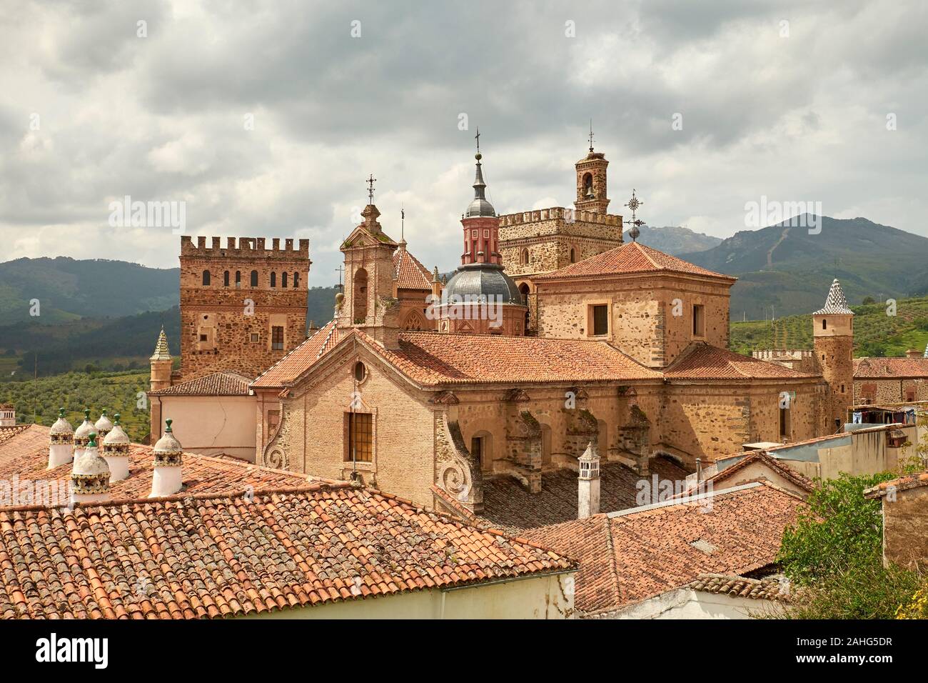 Kloster Santa María de Guadalupe in der Stadt Plasencia, Extremadura, Spanien Stockfoto