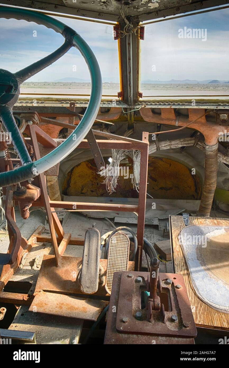 Stillgelegt Flugzeug in Wendover Airfield, Utah, USA Stockfoto