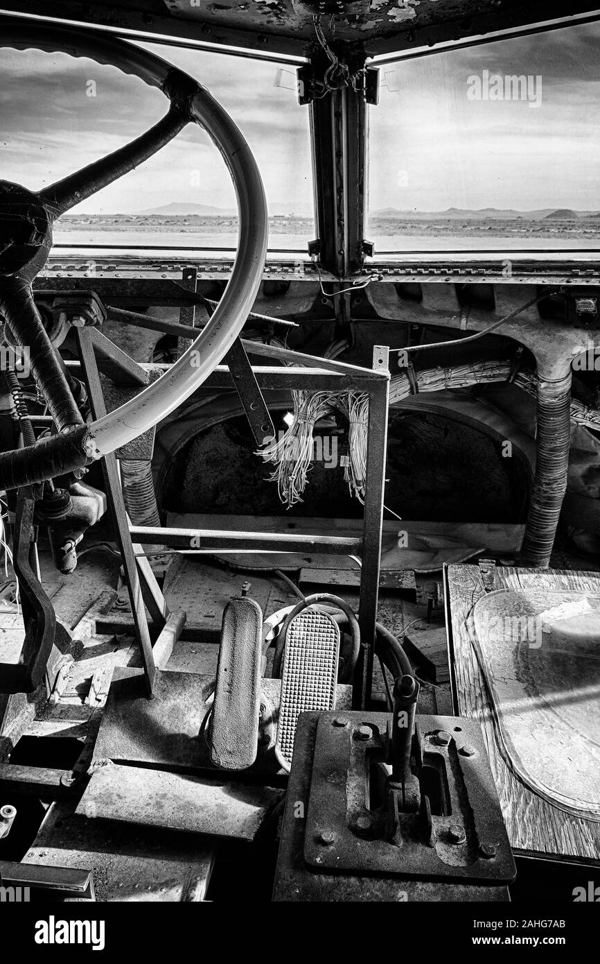 Stillgelegt Flugzeug in Wendover Airfield, Utah, USA Stockfoto