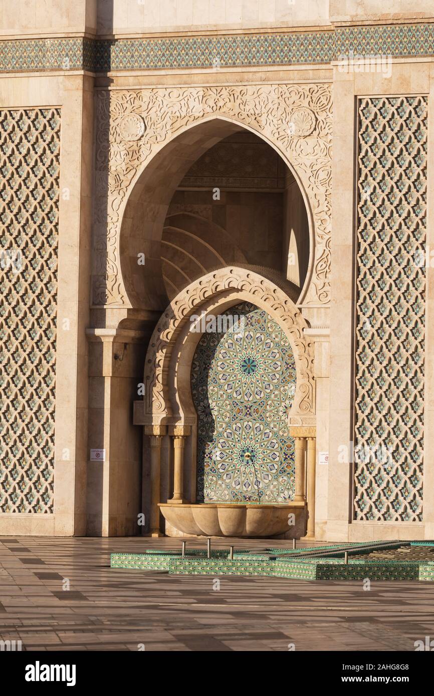HassanII.Moschee ist eine Moschee in Casablanca, Marokko. Es ist die