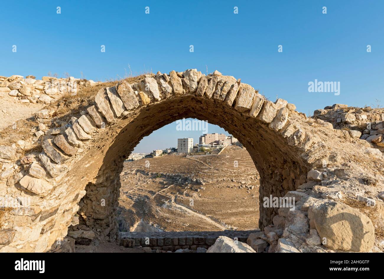 Kerak Castle, Al-Karak, Jordanien Stockfoto