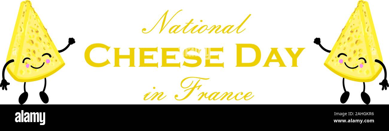 Nationale Käse Tag. Postkarte oder Banner für internationale Käse Tag ...