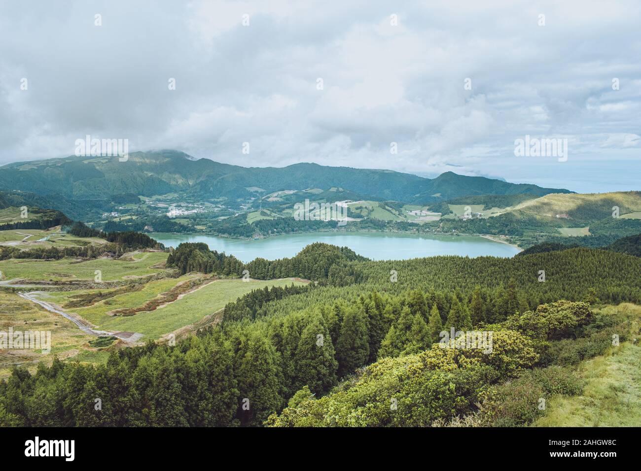 Blick Auf Die Insel Ponta Delgada Stockfoto