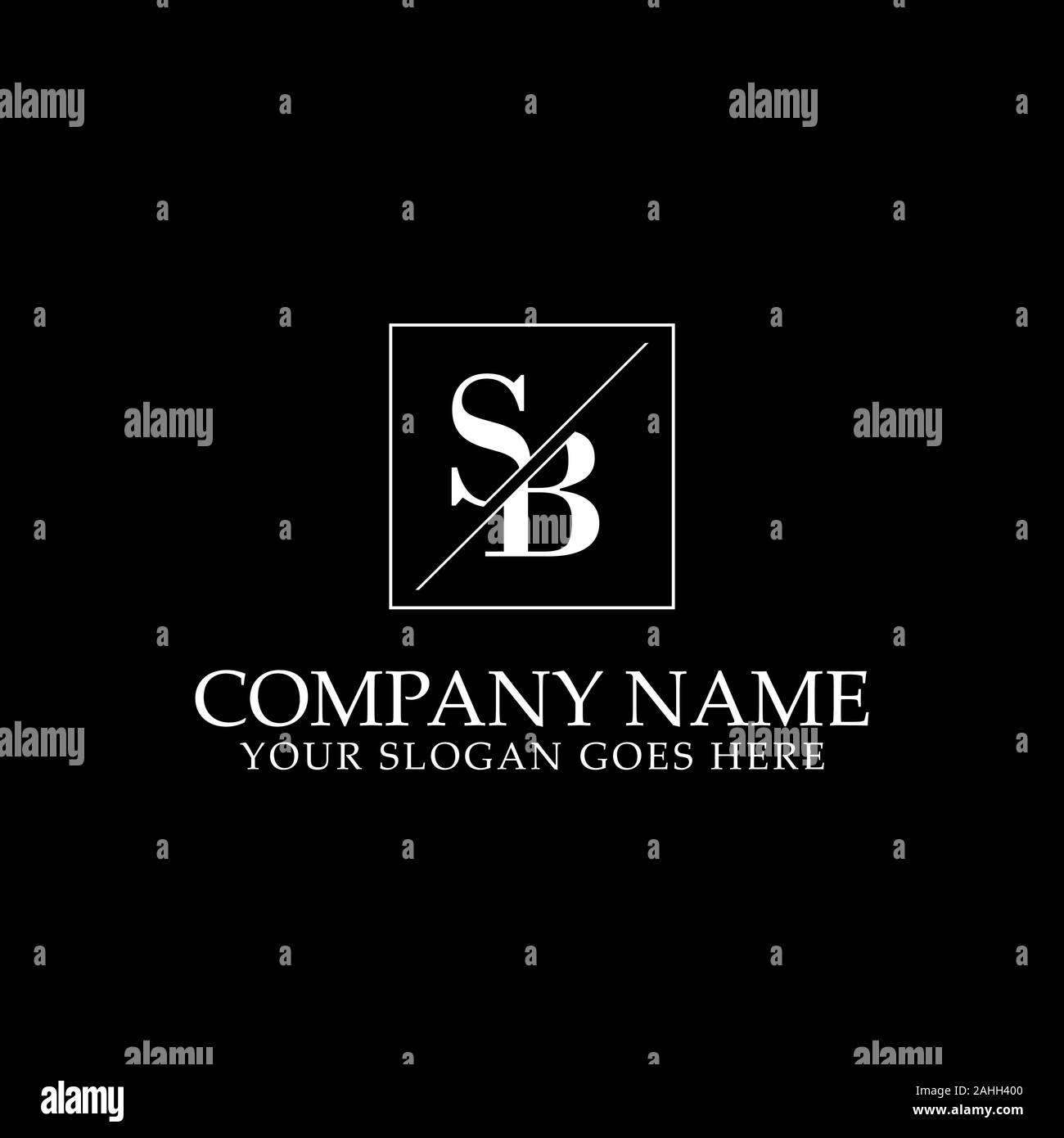 S schreiben Logo Designs, quadratische Logo Designs Idee Stock Vektor