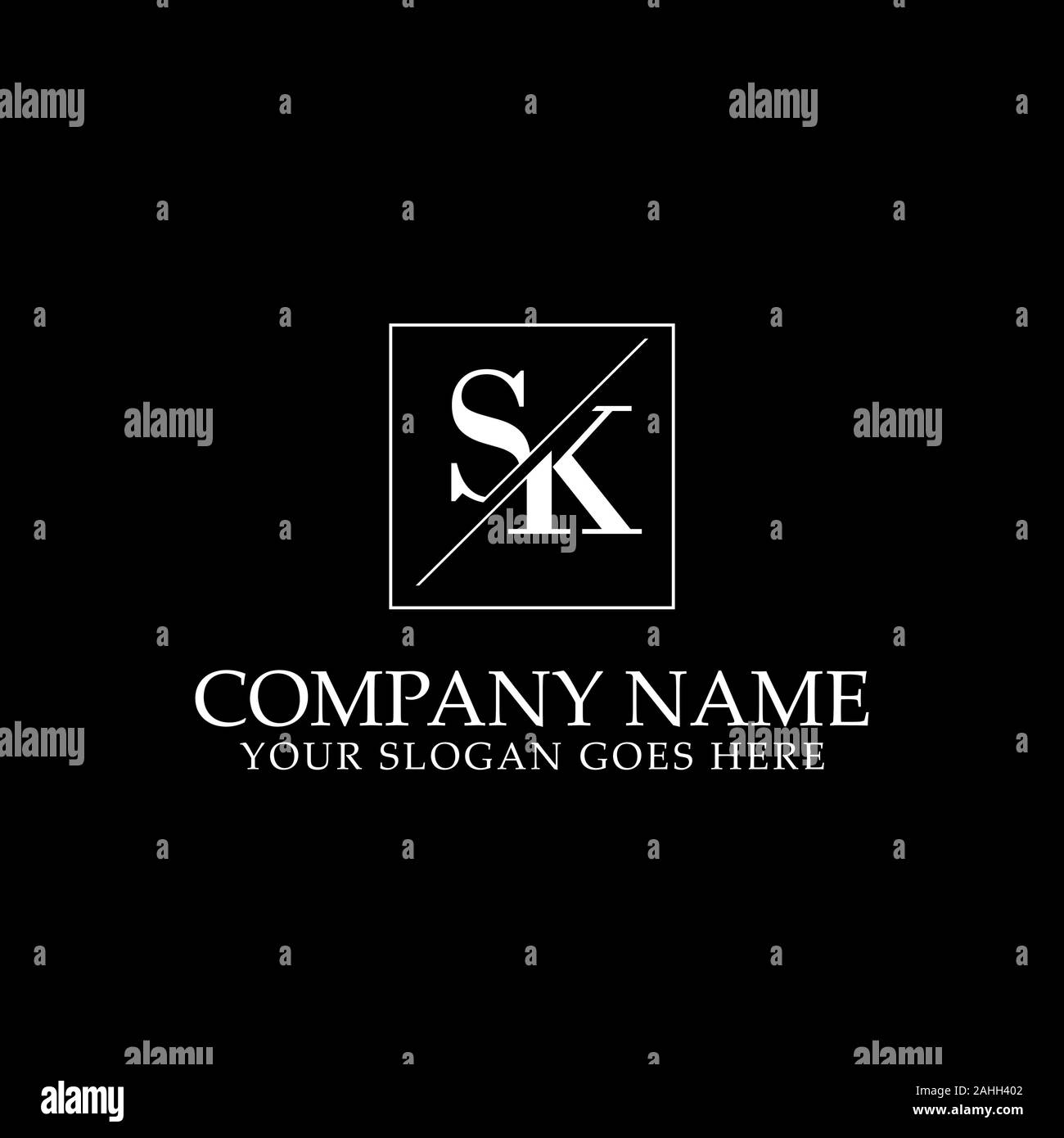 S schreiben Logo Designs, quadratische Logo Designs Idee Stock Vektor