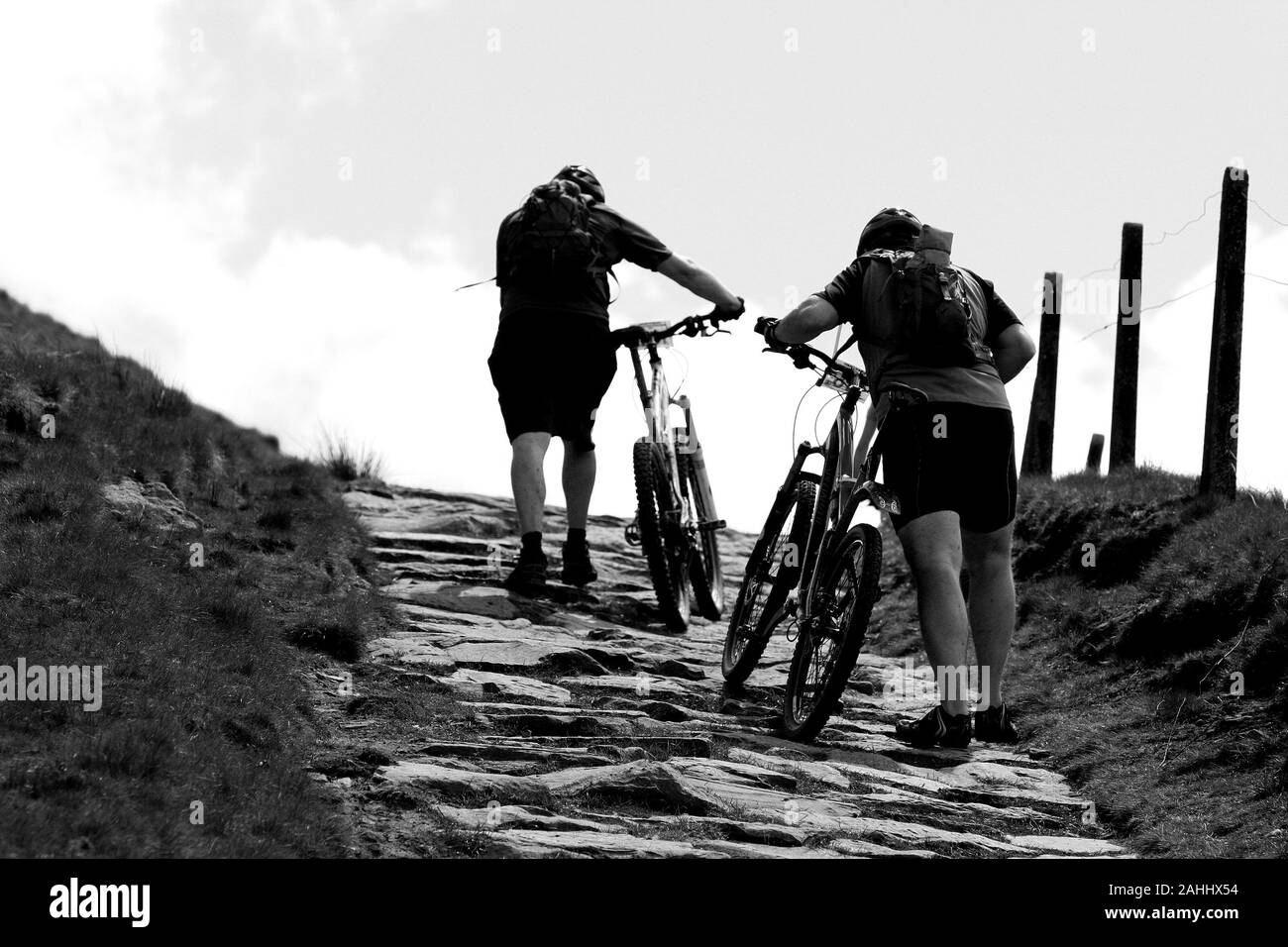 Colne Valley Mountain Bike Challenge Fahrt 2011 Stockfoto