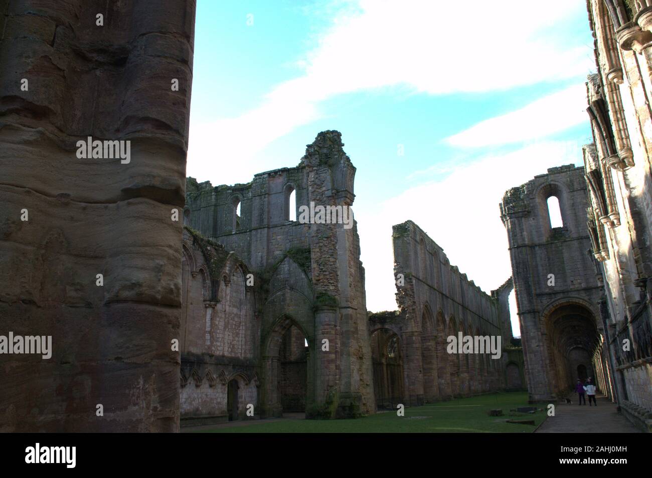 Founts Abbey & Studley Royal Stockfoto