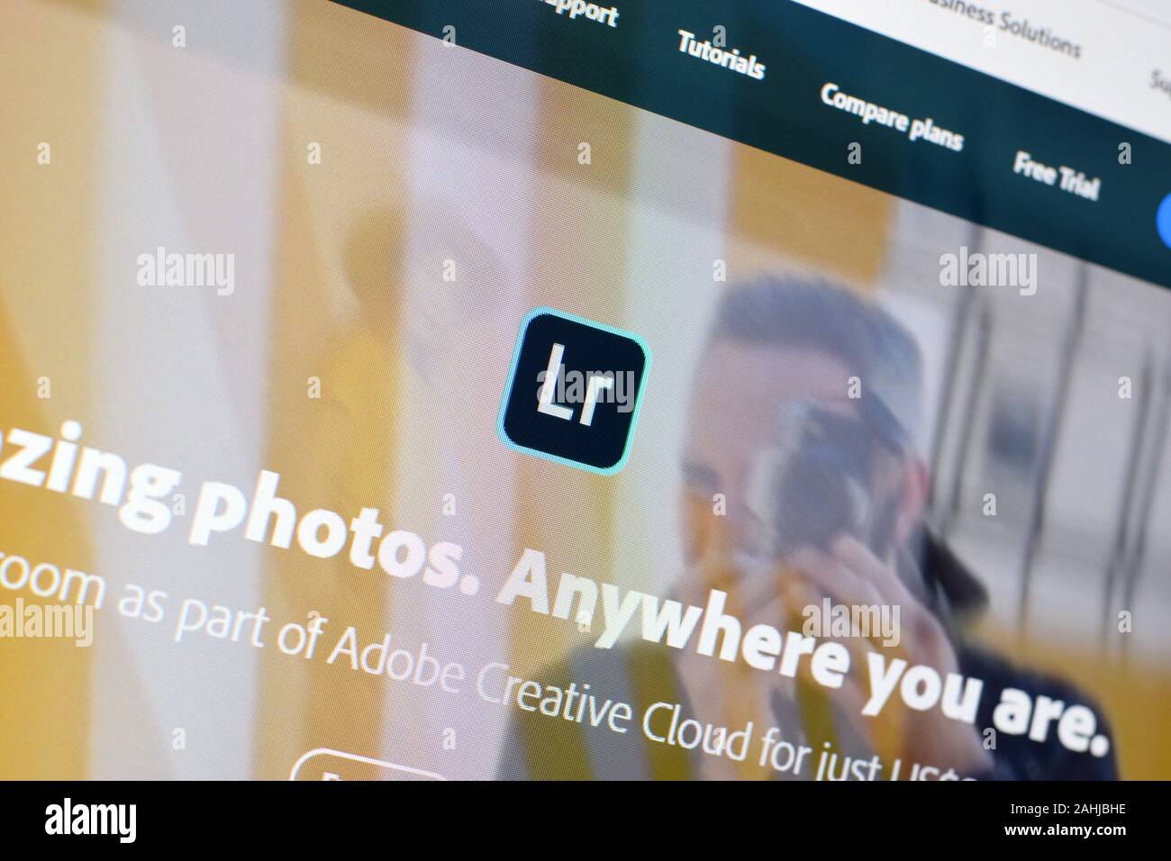 Adobe Photoshop Lightroom Software Stockfotos Und Bilder Kaufen Alamy