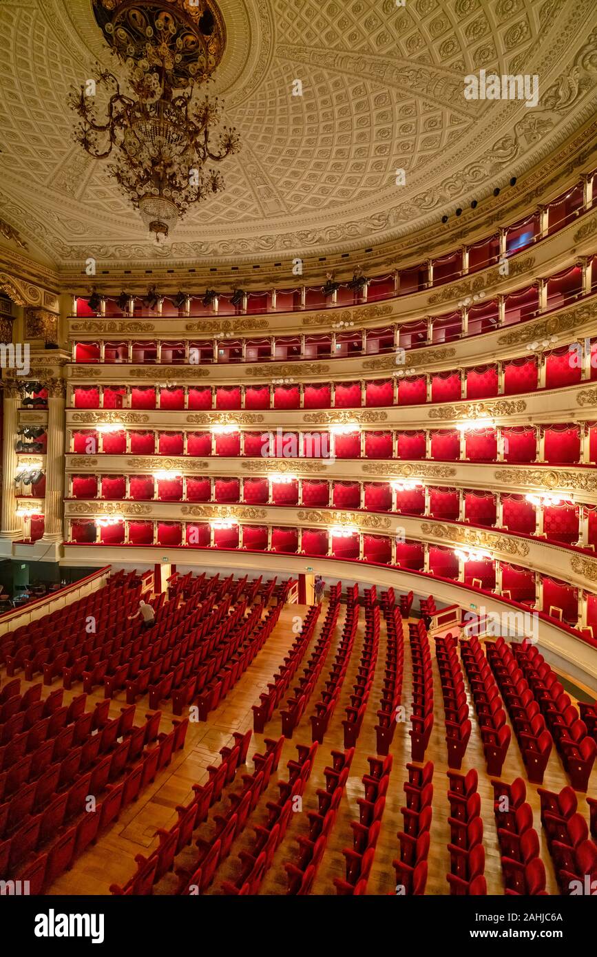 Mailand Italien. Teatro alla Scala Opernhaus Stockfoto