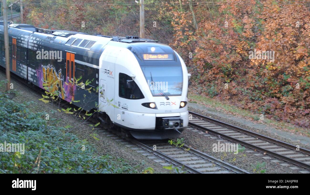 Eurobahn ET604 Personenzug in Venlo, Niederlande, Europa Stockfoto