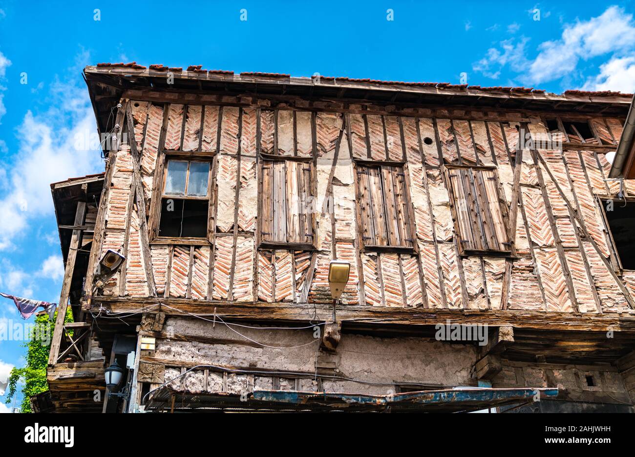 Haus in der Altstadt von Ankara, Türkei Stockfoto