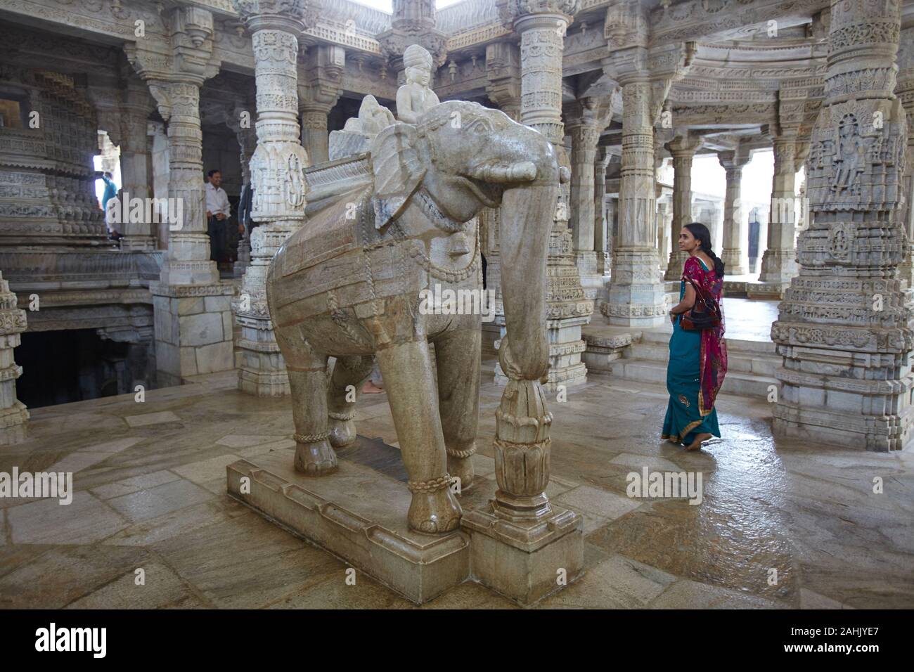 Jain Tempel von Ranakpur, Indien Stockfoto