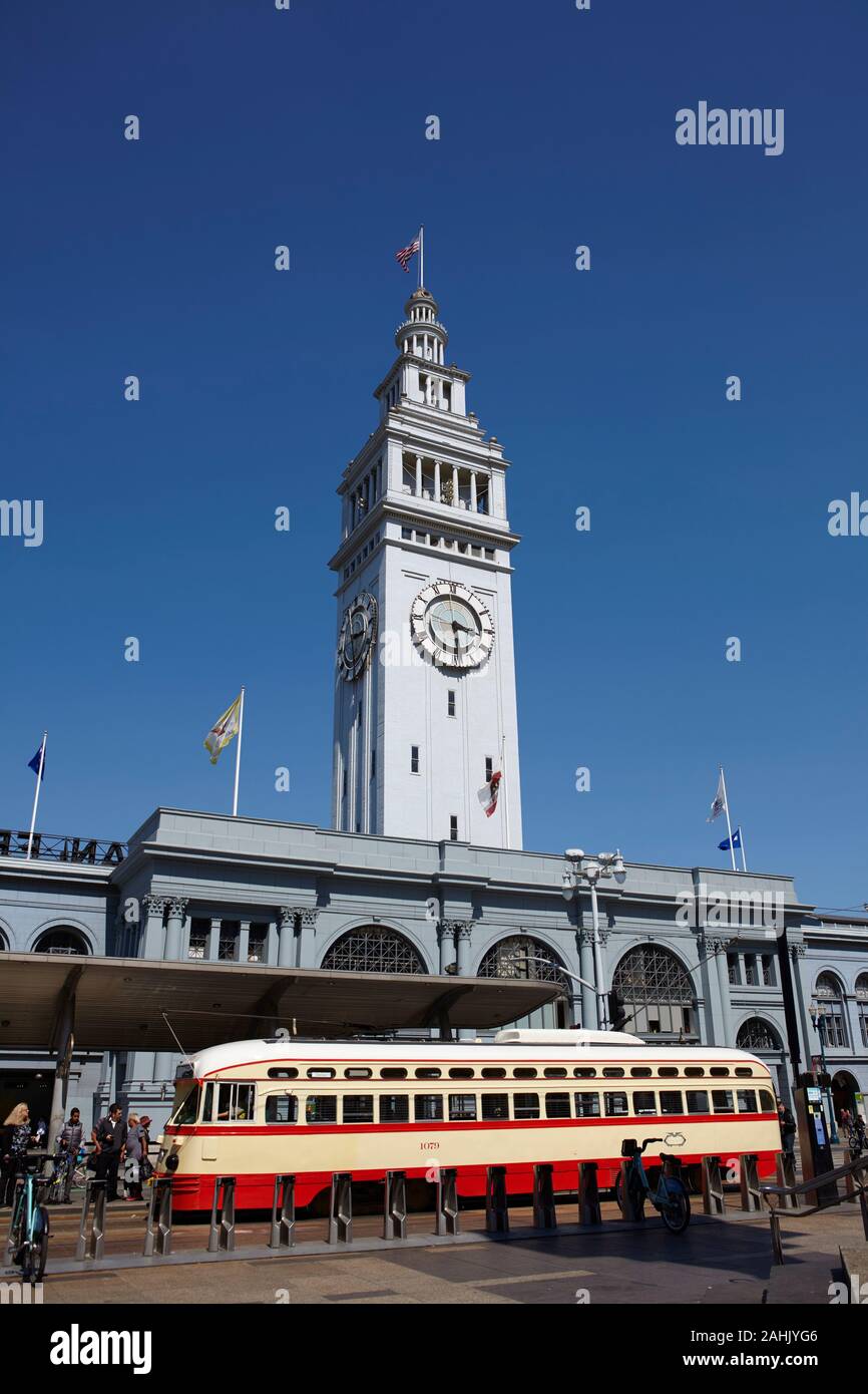 Embarcadero Uhrturm, San Francisco, Kalifornien, USA Stockfoto