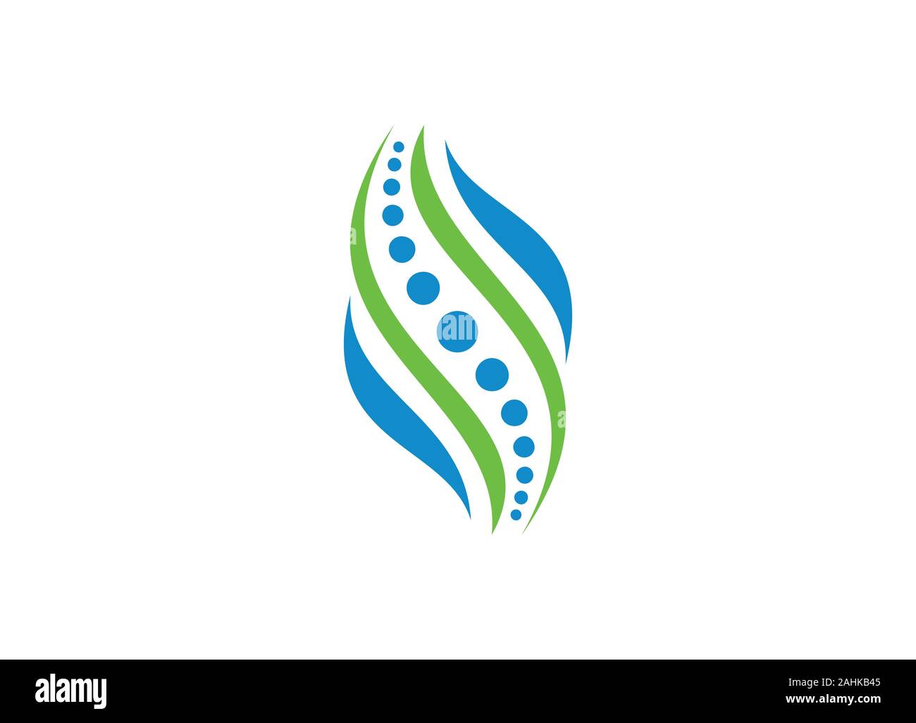 Kreative Medizin Chiropraktik Konzept Logo Design Vorlage, Chiropraktik logo Wirbelsäule Wirbelsäule care, Chiropraktik, Massage, Rückenschmerzen und Osteopathie Symbol, Stock Vektor