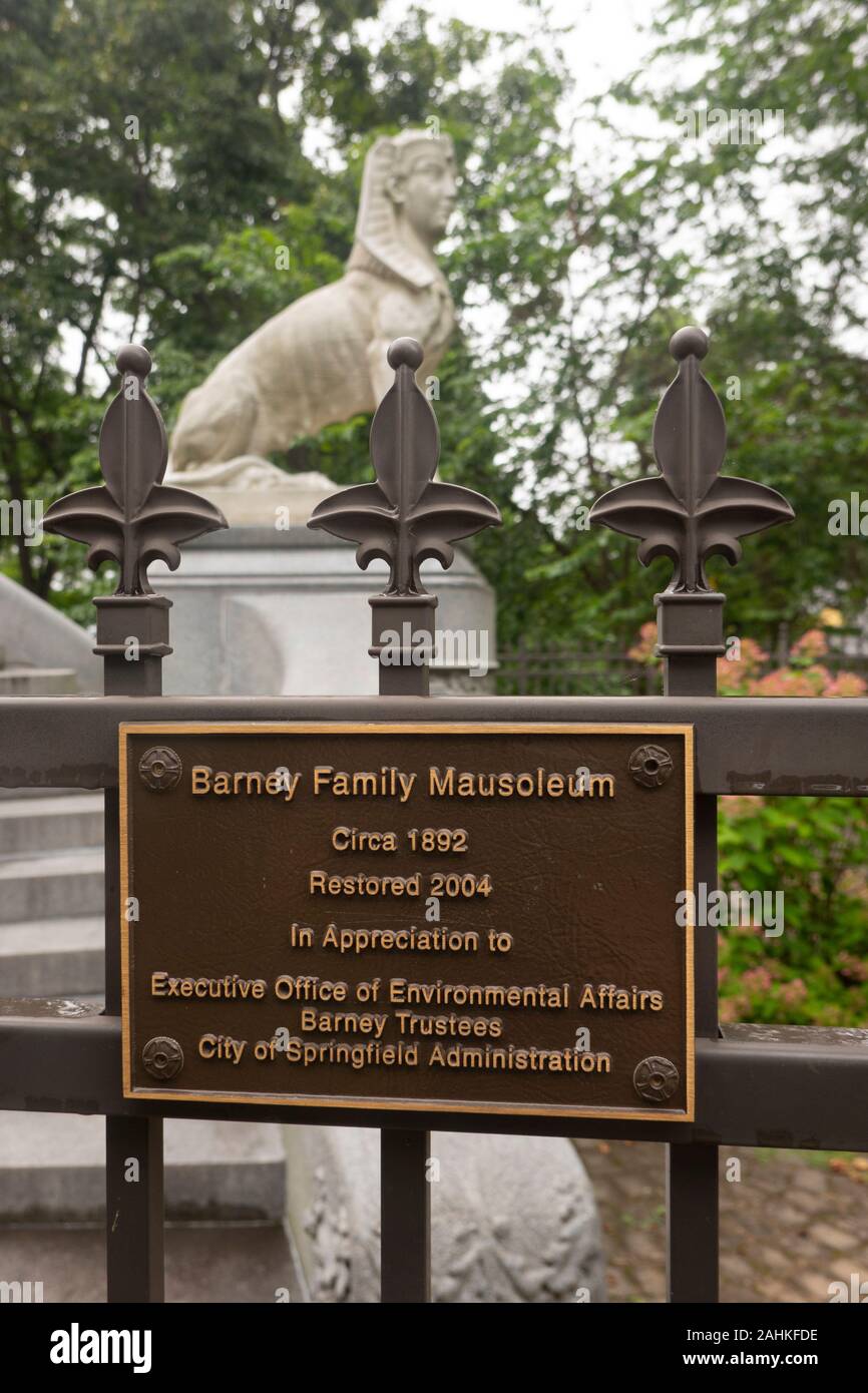 Forest Park Gärten in Springfield Massachusetts Stockfoto