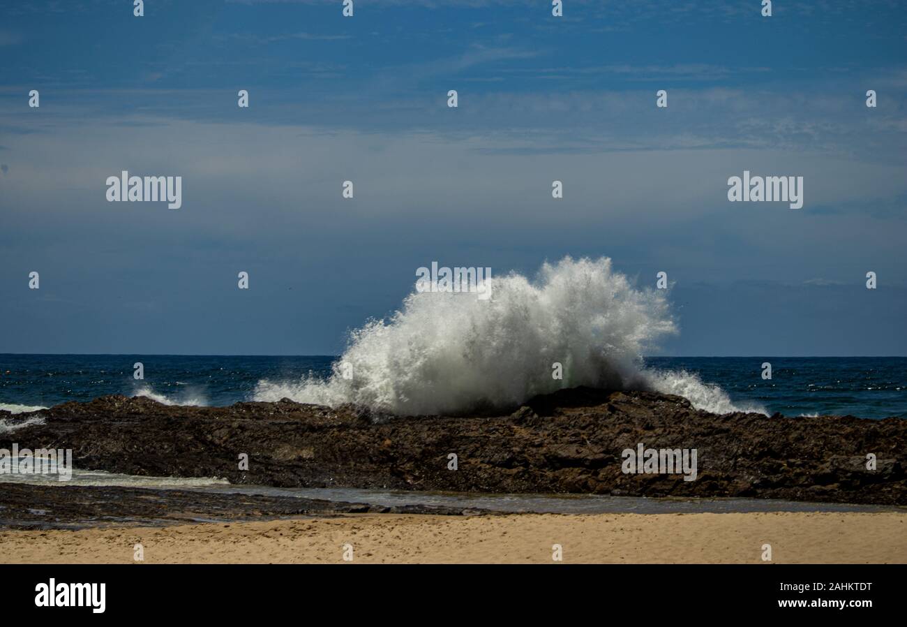 Wave splash Stockfoto