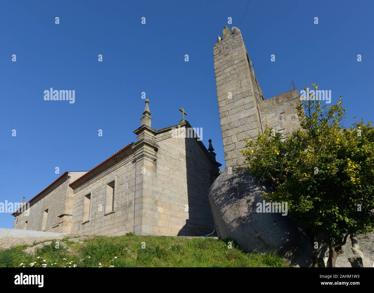 S. Gens Kirche in Fafe, Portugal Stockfoto