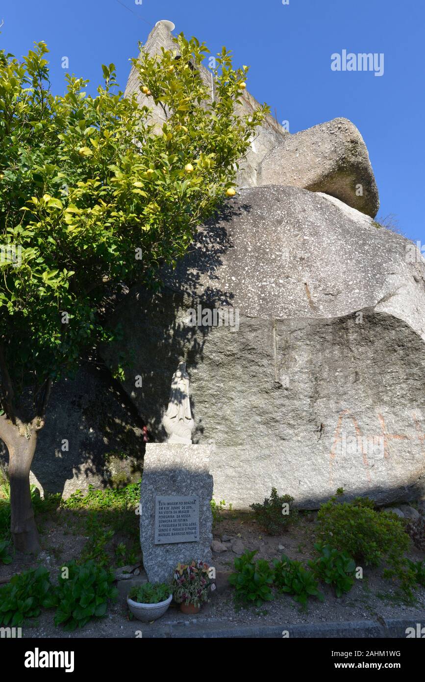 S. Gens Kirche in Fafe, Portugal Stockfoto