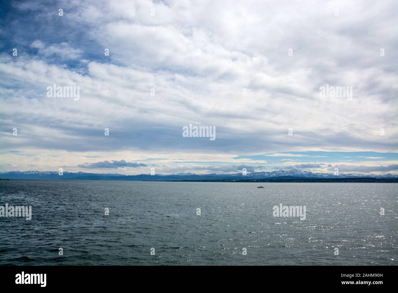 Den Bodensee liegen in den Bodensee Becken, das ist Teil der