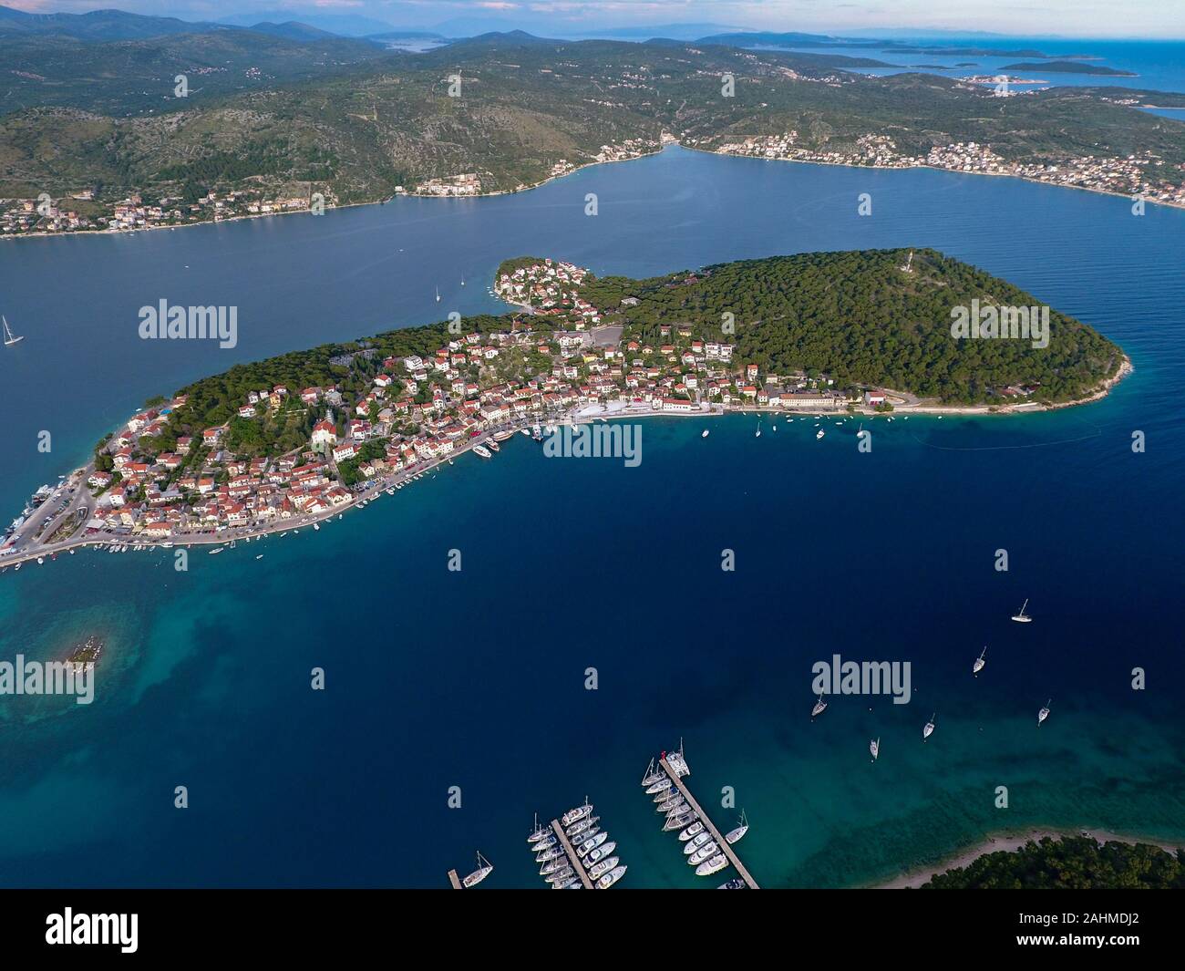 Vodice, Dalmatien, Kroatien Stockfoto