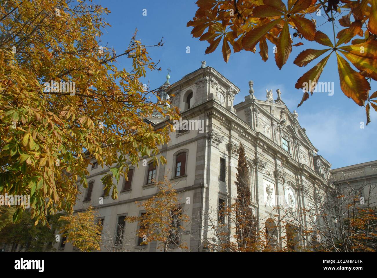 Parroquia Santa Maria la Mayor, Madrid, Spanien. Stockfoto