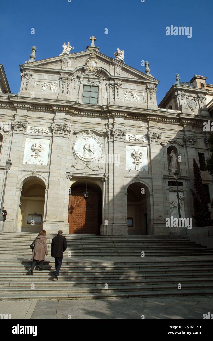 Parroquia Santa Maria la Mayor, Madrid, Spanien. Stockfoto