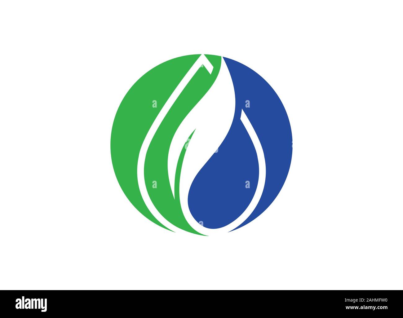 Abstrakte Wassertropfen logo Symbol auf weißem Hintergrund, Wasser tropfen Logo Vorlage. Natürliche Tropfen Wasser Spa Logo Vorlage Illustration Design Stock Vektor