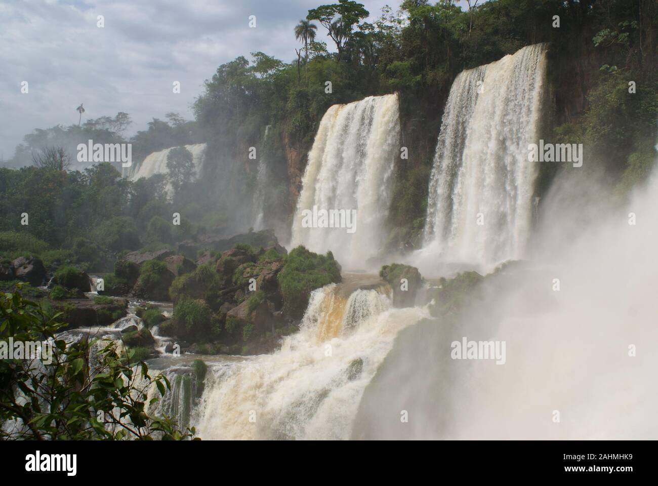 Wasserfälle von Iguacu in Brasilien Stockfoto
