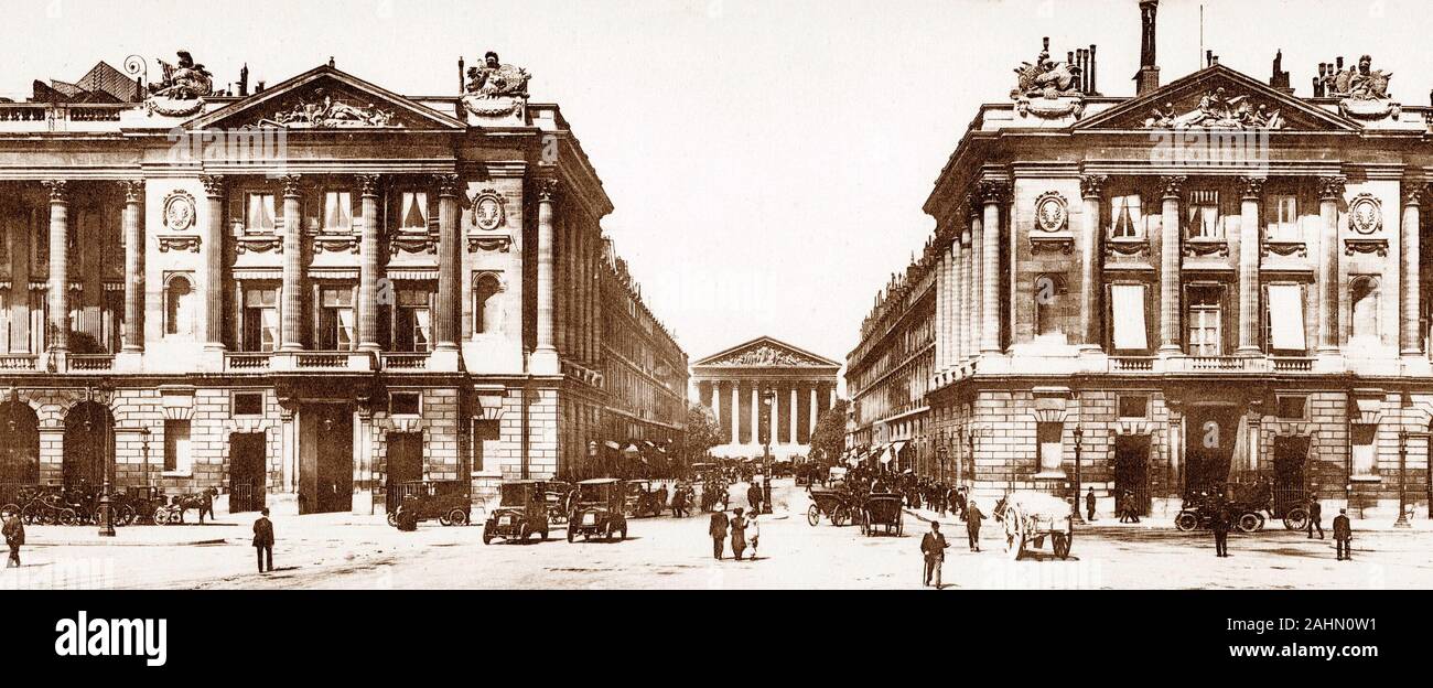 Rue Royale, Paris, Frankreich, 1900 Stockfoto