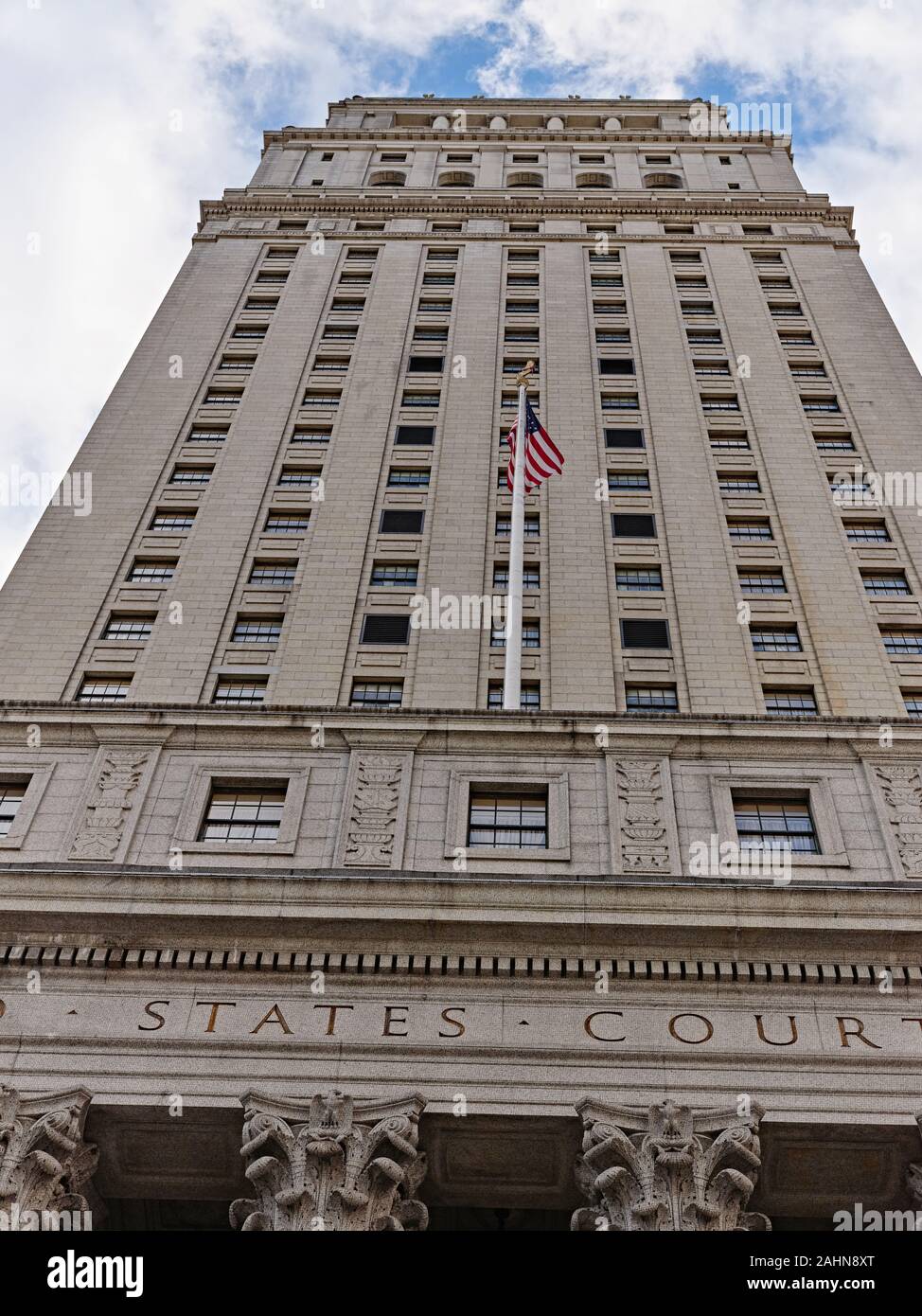 NYC Gerichtsgebäude und Gefängnis Stockfoto