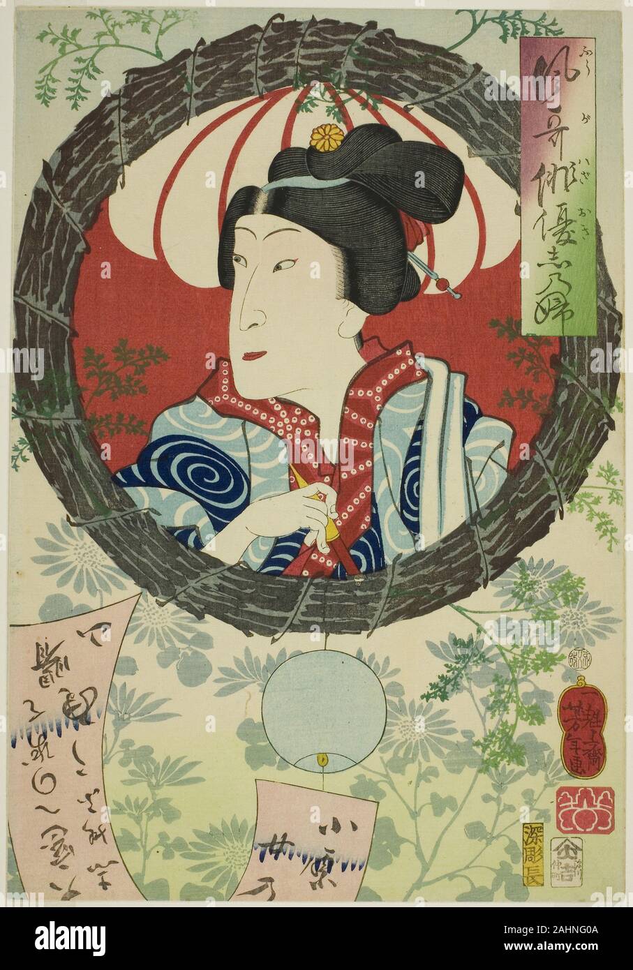 Tsukioka Yoshitoshi. Der Schauspieler Sawamura Tanosuke III, aus der