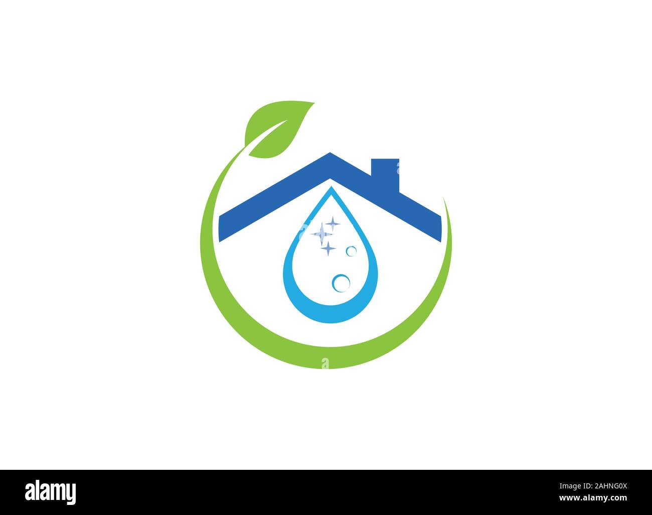 Reinigung Service Logo Design Vorlage, Reinigung und Wartung Logo Vorlage  Stock-Vektorgrafik - Alamy