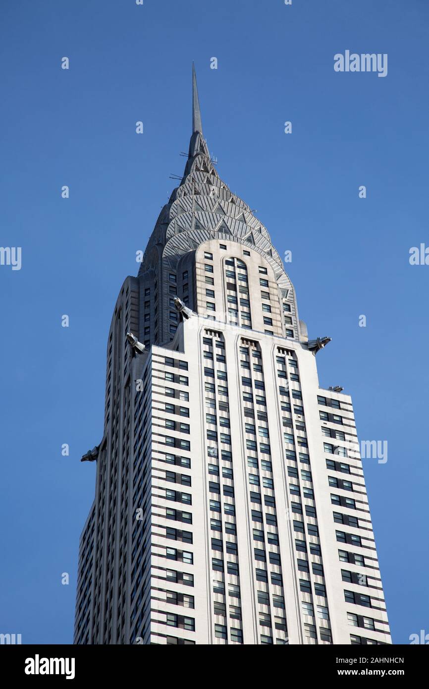Das Chrysler Building in der Turtle Bay Nachbarschaft auf der East Side von Manhattan, New York City, New York, USA Stockfoto