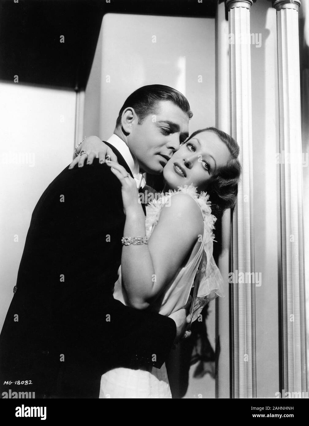 JOAN CRAWFORD und Clark Gable in besaß 1931 Regisseur Clarence Brown Portrait von George Hurrell Metro Goldwyn Mayer Stockfoto