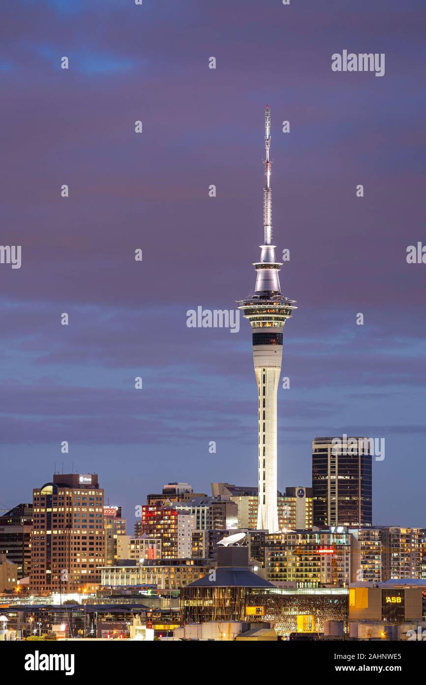 Auckland Skyline, New Zealand Stockfoto