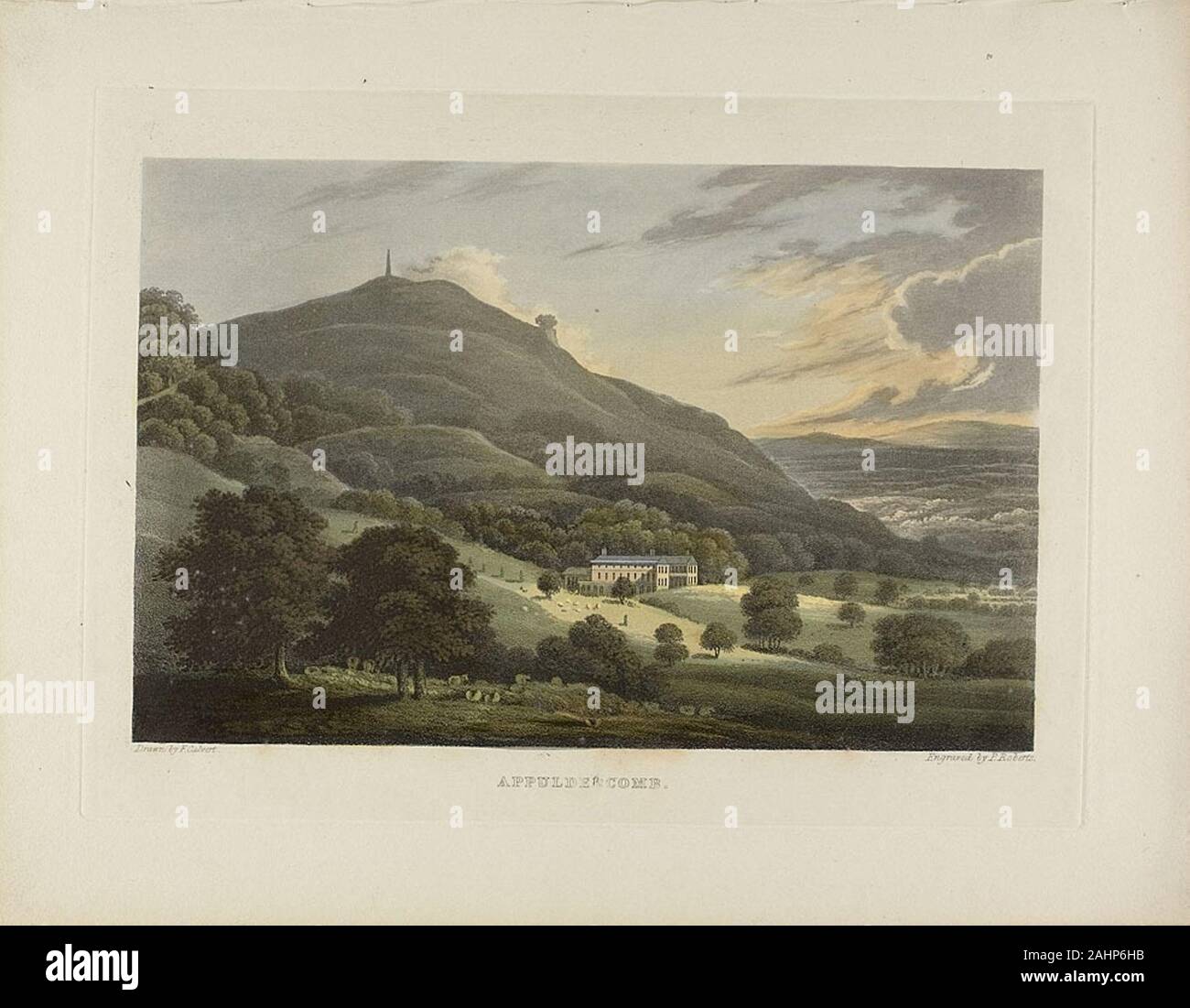 Piercy Roberts. Appuldercomb. 1784-1804. England. Farbe aquatinta auf Papier Stockfoto